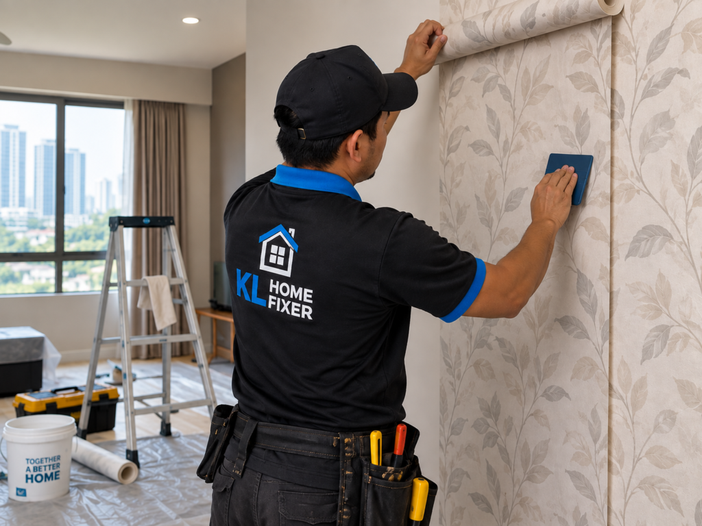 At KL Home Fixer, we take pride in delivering high-quality wallpaper installation services tailored to each client’s unique needs. With over 7 years of industry experience, we’ve built a trusted reputation for quality, reliability, and professional workmanship. From feature walls to complete rooms, our skilled team ensures precise installation and a smooth, stylish finish that transforms your space.
